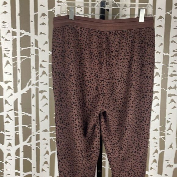 Jane and Delancey Leopard Print Jogger Lounge Pants L - Picture 6 of 8